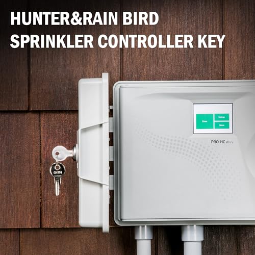 Image of 751CH CH751 Replacement Key Compatible with Hunter Rainbird Sprinkler Controller Lock (6 Pack)