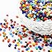 Arokimi Seed Beads for Jewelry Making, 6/0 4mm Pack Multicolor Beads for Bracelets,Beading,Crafting