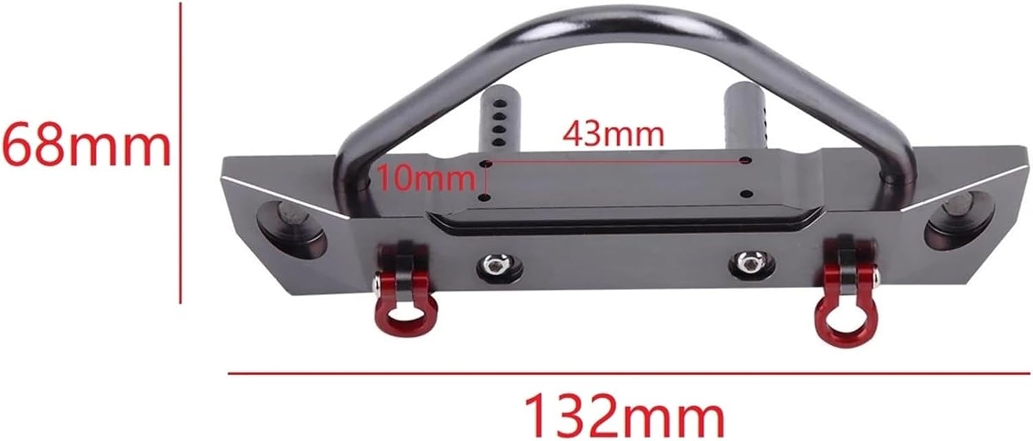 RCバンパー Compatible With Axial SCX10 II 90046 For Traxxas TRX4 For M