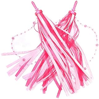 obqo 2 pcs Childrens Bike Streamers Bicycle Handlebar Streamers Bike Grips Tassels Ribbons Kids bike Accessories