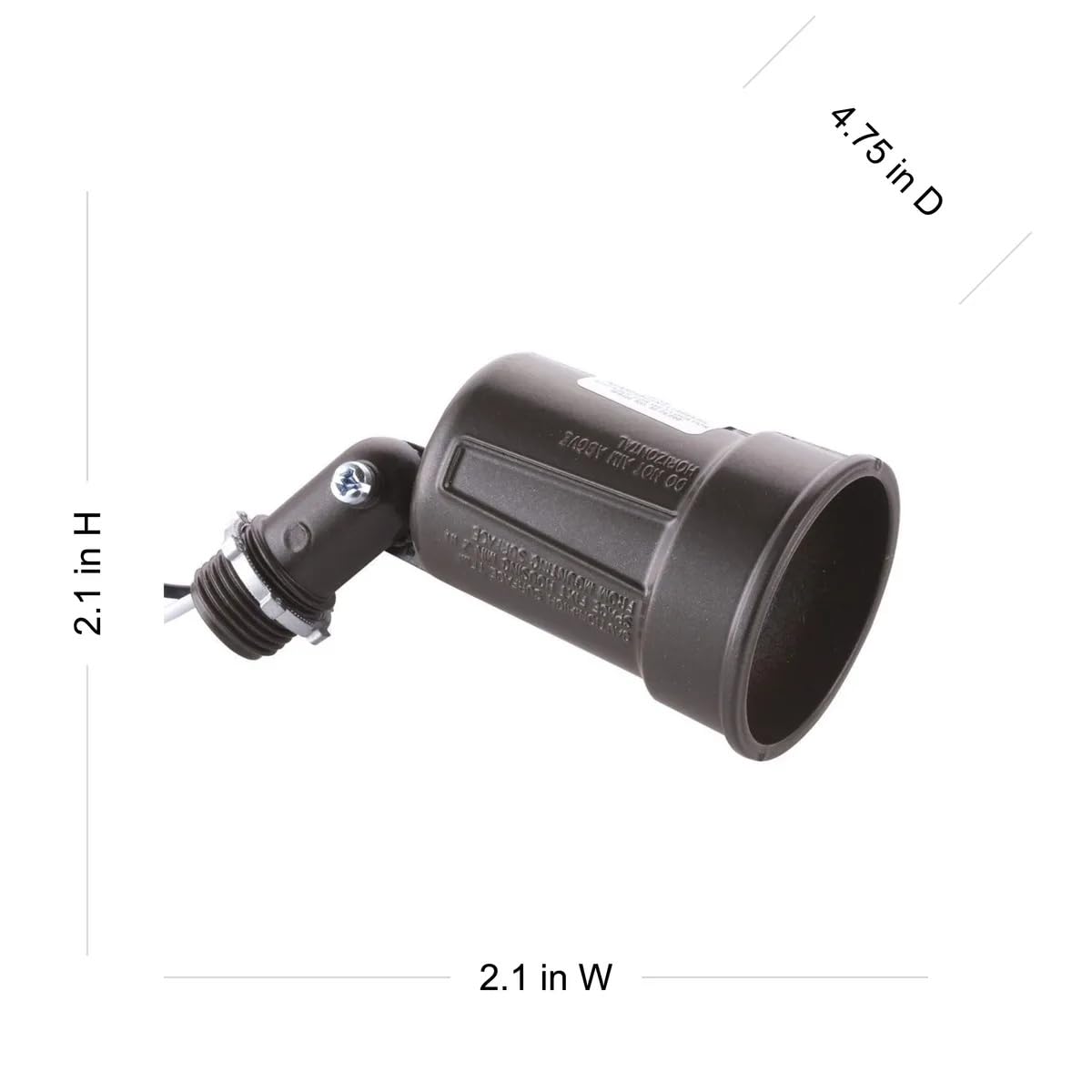 BELL Bell 5606 – 2 Lamp Holder, Bronzo, Metallo, Montaggio su pannello
