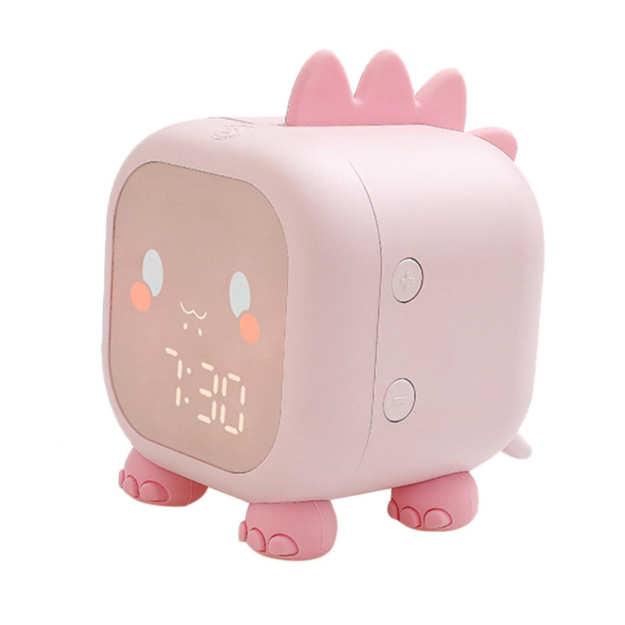 Despertador Digital USB de Silicona Rosa para Niños, 1 Pieza