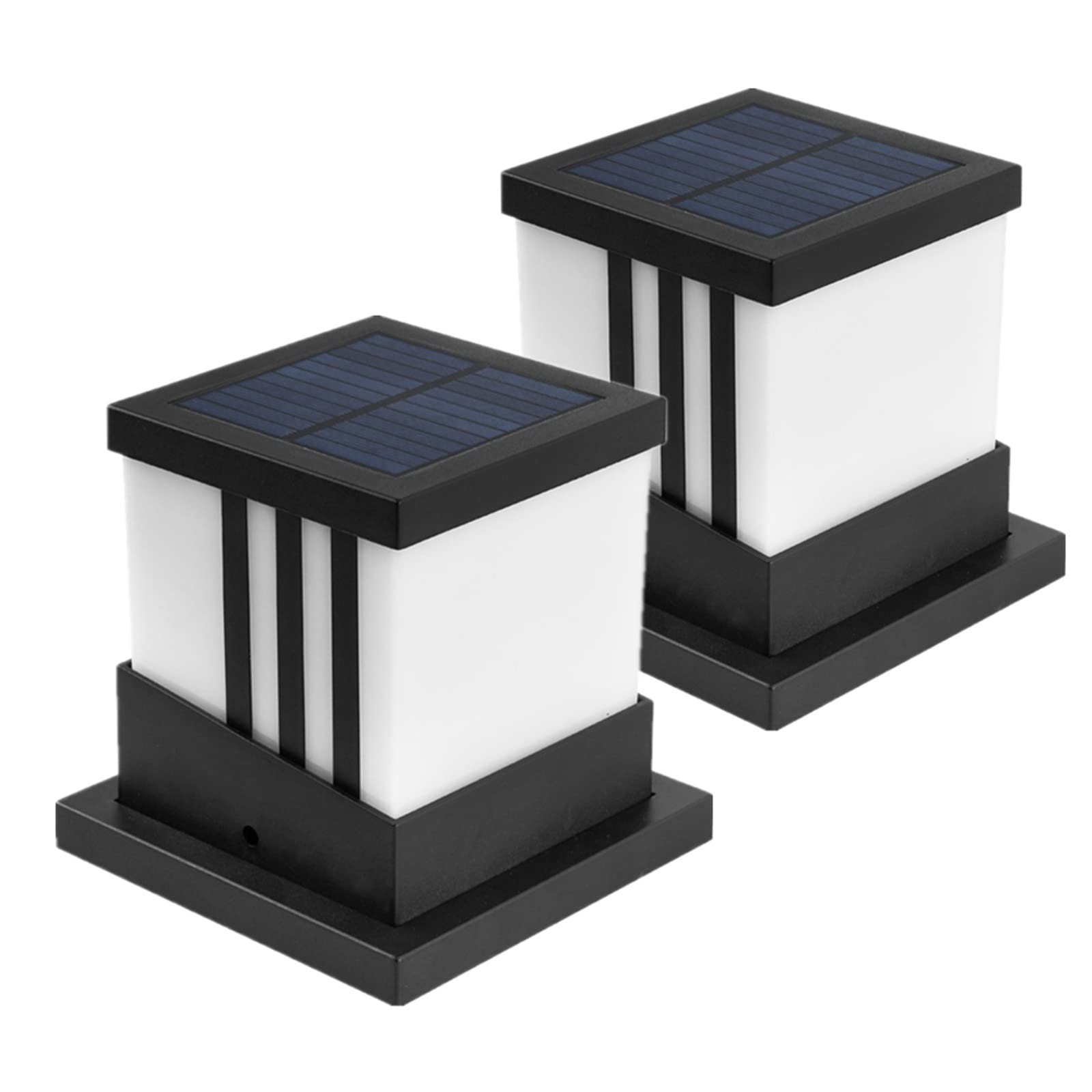 Zewnętrzna Lampa Solarna Na Słupie 2 Częściowy Zestaw ściennych Lamp Ogrodzeniowych Do Dekoracji Ogrodu Zewnętrzne Lampy Solarne