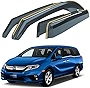 Goodyear Shatterproof in-Channel Window Deflectors for Honda Odyssey 2018-2023, Rain Guards, Window Visors for Cars, Vent Deflector, Car Accessories, 4 pcs - GY007755
