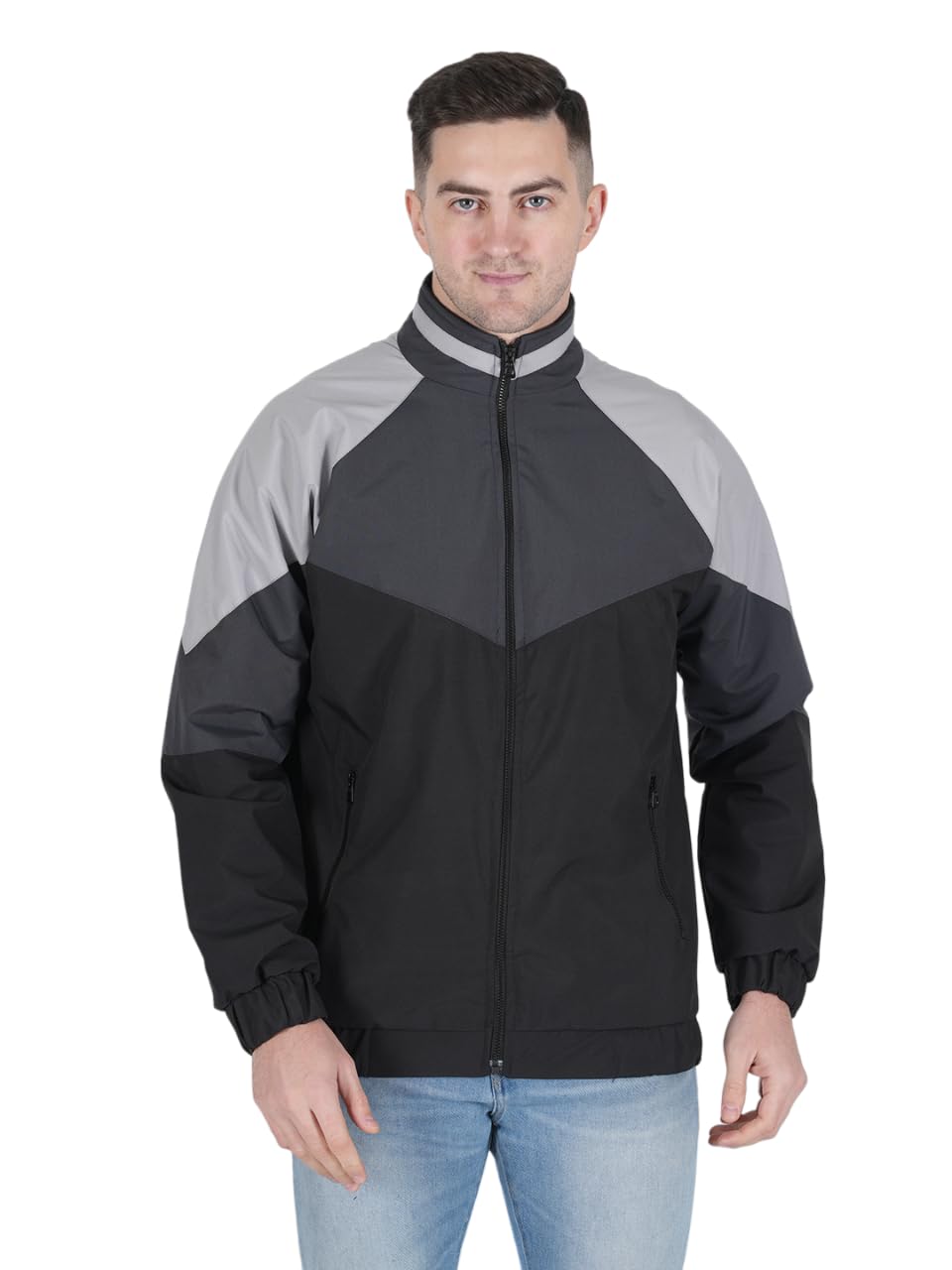 caraba Men's Casual Jacket for Winter, Camouflage Outdoor Sporty Windcheater, Full Sleeve Mens Monsoon Windbreaker, Activewear Workout Running Travel Trekking Lightweight Jacket-picture-37