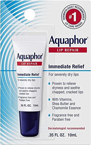 Aquaphor Lip Repair Ointment - Long-lasting Moisture to Soothe Dr...
