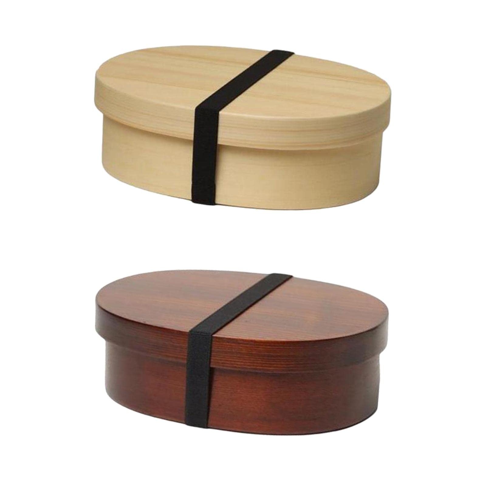 MERIGLARE Lot de 2 Boîtes à Lunch Japonaises à avec Couvercles, Portables pour Le Camping