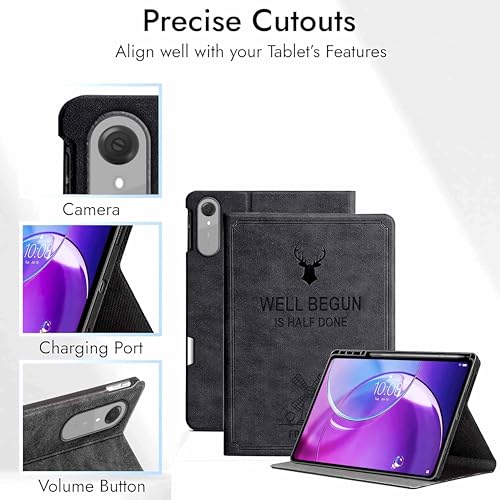 Image of ProElite Case Cover for Lenovo Idea Tab Pro 2nd Gen 13 inch 2026, Deer Flip case Cover for Lenovo Idea Tab Pro 2nd Gen 13 inch Case with Pen Holder [Auto Sleep Wake Feature], Dark Blue