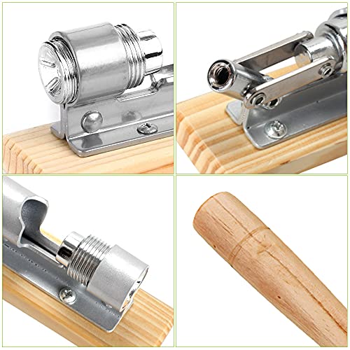 Schiaccianoci, Noce Pinze, Noce Cracker, Schiaccianoci in Metallo, Schiaccianoci con Impugnatura Antiscivolo Manico, Nut Sheller Tool per noce, pecan, mandorle, pistacchi, Nutcracker Tool for Nuts - immagine 4