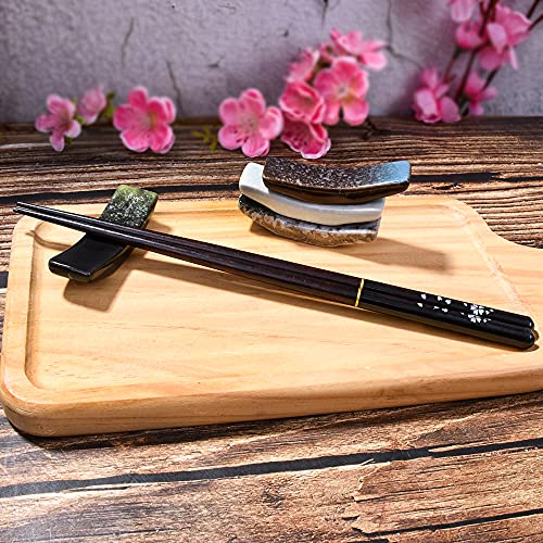 4 peças de suportes de hashi japoneses, descanso de pauzinhos de cerâmica