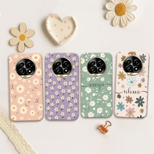 Image of COLORflow Back Cover Compatible with Realme 13 Pro 5G / 13 Pro Plus 5G | Daisy Garden Customized Back Cover Compatible with Realme 13 Pro 5G / 13 Pro Plus 5G