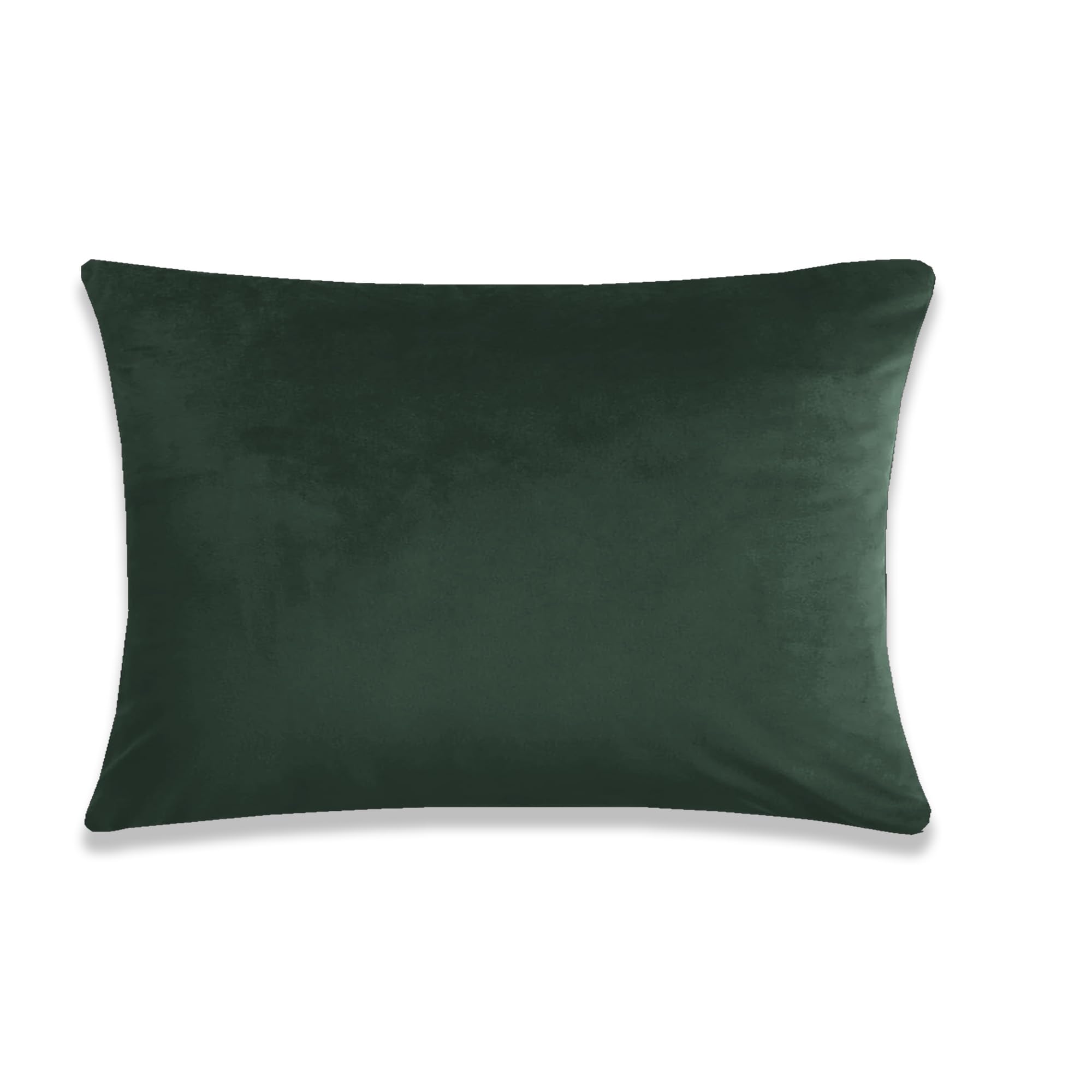 Kosiproducts Throw Rectangle Pillow Cushions with Covers, Hollow Fibre Filling, Decorative Indoor, Sofa, Patio, Rattan Seats [70cmx40cm, Bottle Green]