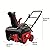 PowerSmart Single-Stage Gas Snow Blower, 21-Inch, 7.0HP 4-Stroke Engine, Durable Structure, Red/Black Design, Compact and Stable, Easy to Maneuver, Efficient in Clearing Large Areas of Snow