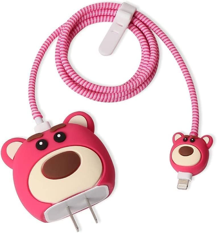 Cat Care Silicone Case Cover for Samsung Galaxy 25W USB Type-C Fast Charger, Protective Cover with Wire Saver (Bear Red) (B0D9MJG1BV) Amazon Price History, Amazon Price Tracker