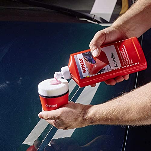 detailmate SONAX Handpolier Set - SONAX Autopolitur für Bunt- und Metalliclacke 250ml +...