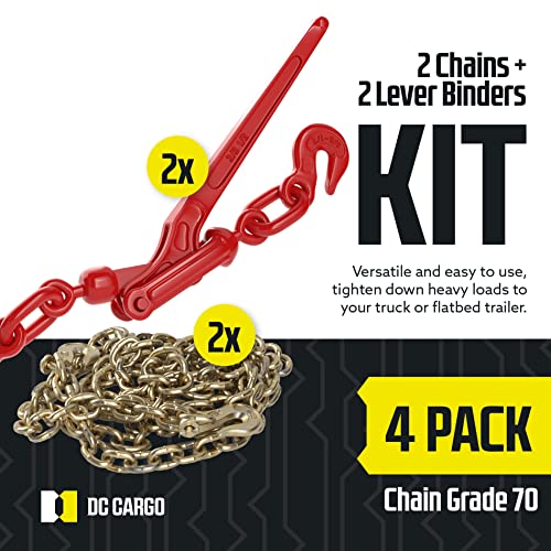 Chain Binder Kit 2-Set 3/8" Grade 70 20 Ft – Heavy Duty view 5