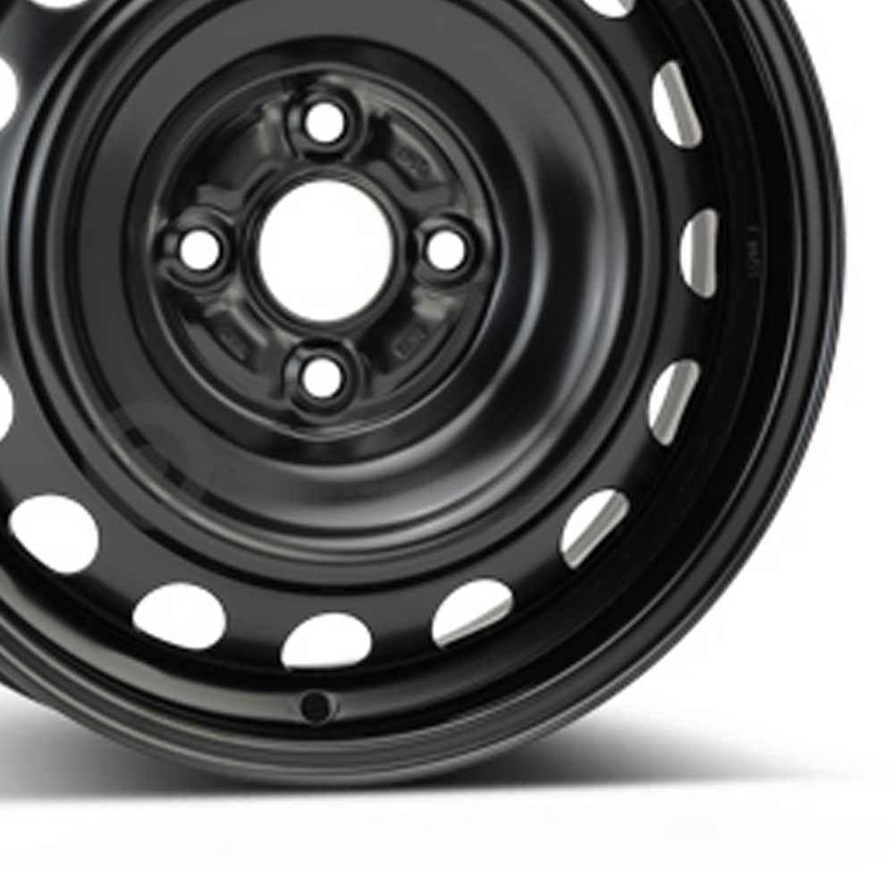 4x Alcar Stahlfelgen 4-7615 5.0Jx15 ET39 4x100 kompatibel mit Toyota Yaris