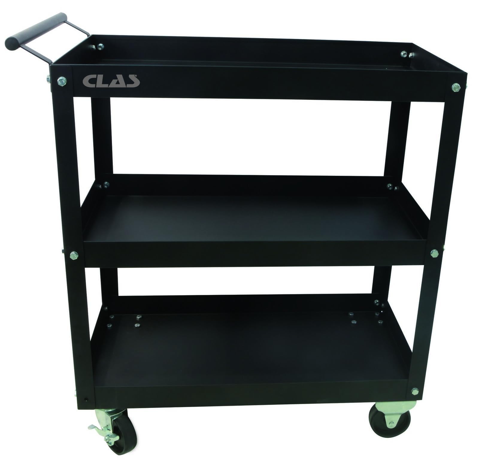 Clas EG0083 Carro de Servicio, Multicolor, 3 Bandejas