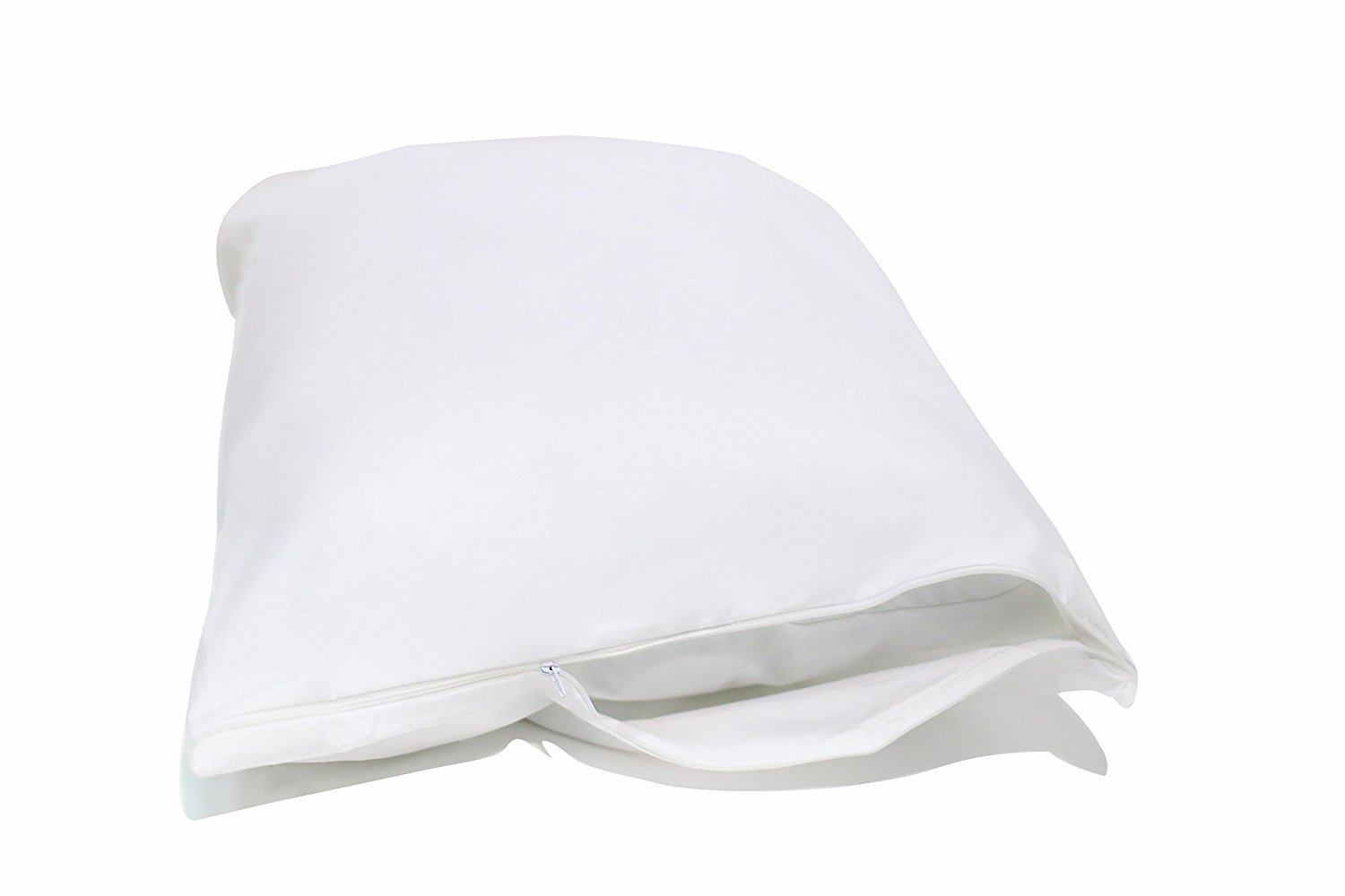 Deluxe Home 2 Pack Ultimate Bed Bug Blocker Zippered Pillow Protectors (King)