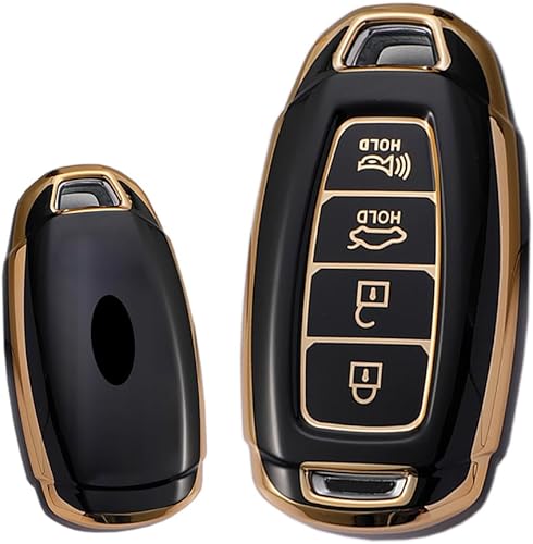 Miniatura 6 de ontto Funda protectora inteligente para llave de coche de 4 botones para Hyundai