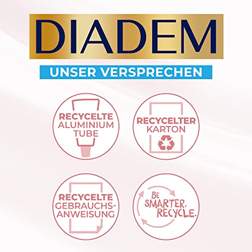 Foto von Schwarzkopf Diadem 3 in 1 Pflege-Color-Creme 703 Platin Blond Stufe 3 (3 x 170 ml), permanente Haarfarbe, Haarpflege-Formel für gesund aussehende Ergebnisse, 100 % Grauabdeckung