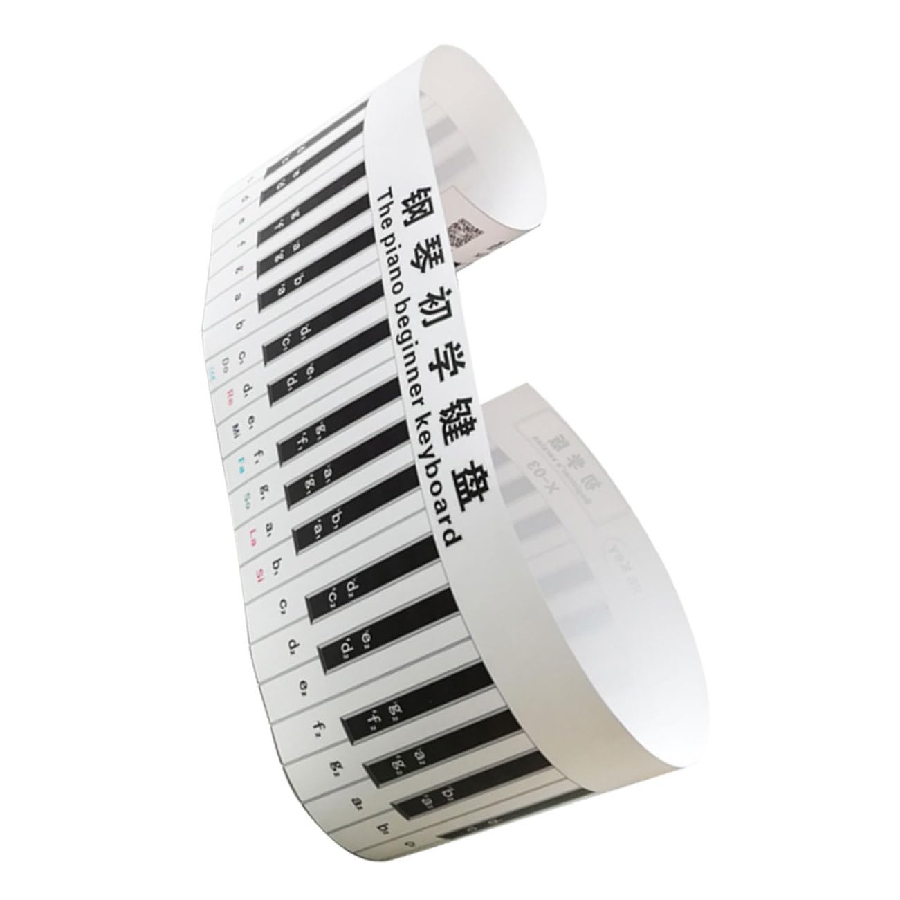 OFFSCH Piano Keyboard for Keys Electronic Keyboard Decal Piano Sticker for Beginners 3d Desktop Piano Keyboard Music Instrument Supplies