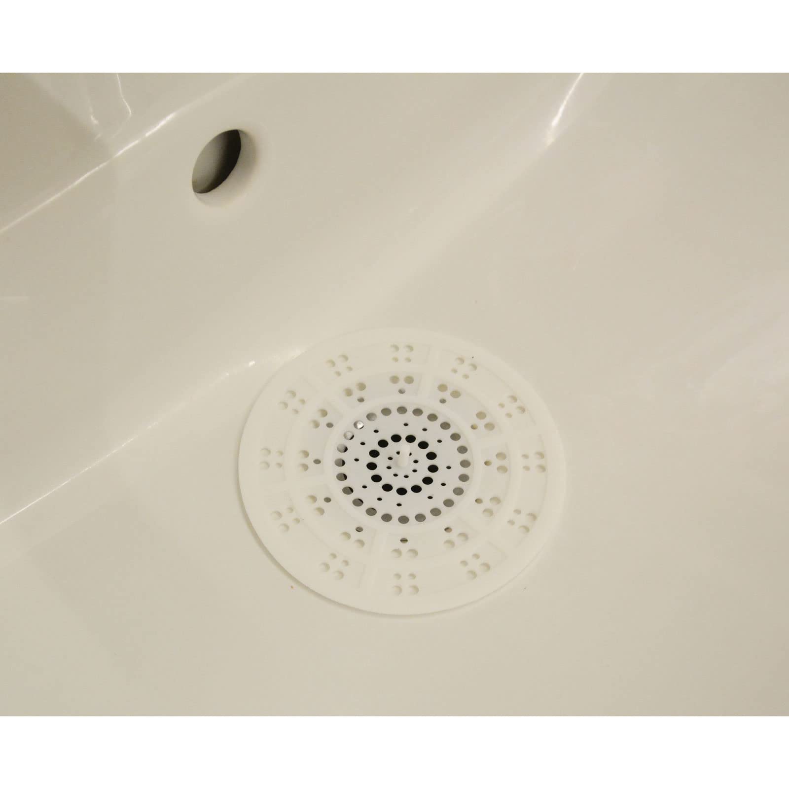 5 Filtres D'évier En Silicone - Protection De Drain Universelle, Double Couche, Pour Cuisine Et Salle De Bain, 15x15 Cm