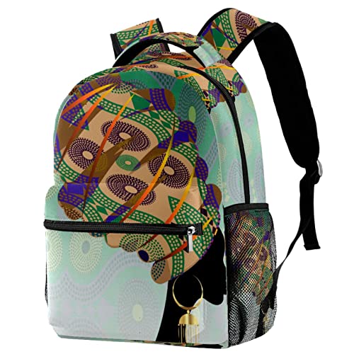 Mochila mujer africana unisex ideal para el instituto y paseos de fin de semana
