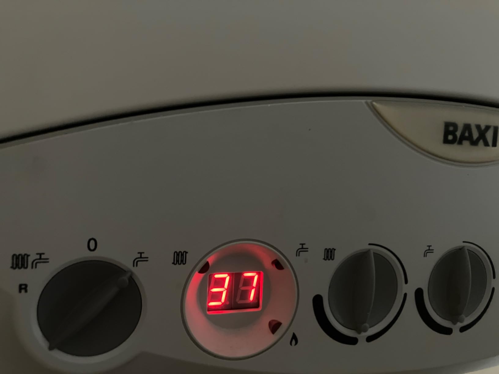 BAXI PLATINUM COMBI 24HE 28HE 33HE BOILER KNOB FOR SELECTOR SWITCH GREY