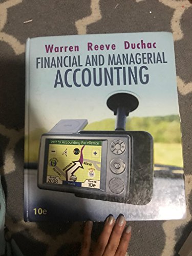 Financial & Managerial Accounting (Available Titles CengageNOW)