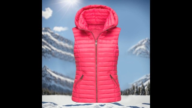 Gilet Donna Elegante Smanicato - Leggero, Trapuntato Con Cappuccio Staccabile Per Autunno E Inverno