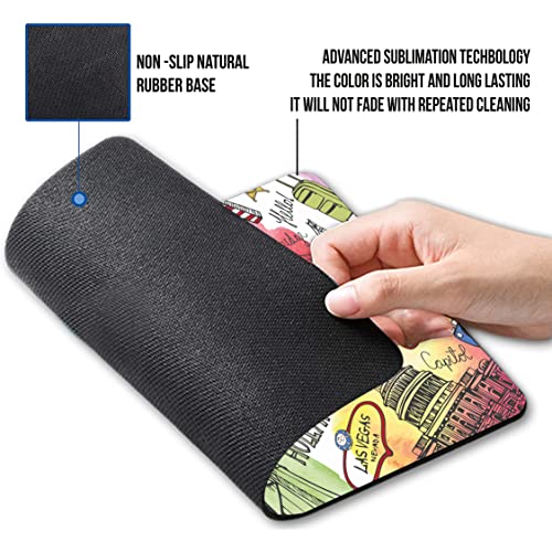 Image of PAPER PLANE DESIGN Mousepad All Purpose Gaming Mouse Pad Design 27 (D)