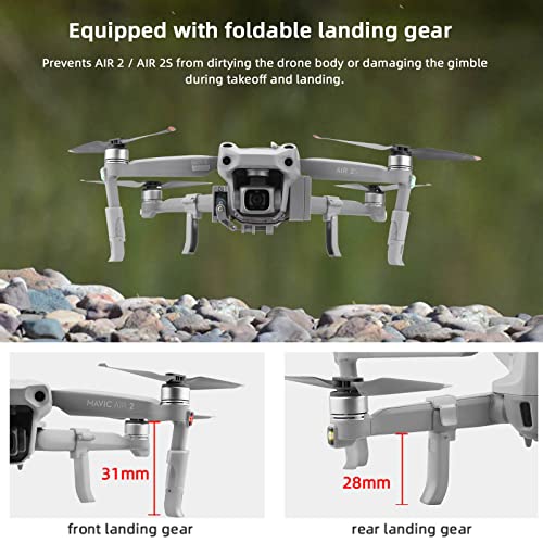 Brdrc Air 2S Payload Airdrop System,Transport Release With Landing Gear Wedding Ring Thrower Fishing Bait Clip Delivery Advertising Rescue Kit For Dji Mavic Air 2 2S Accessories #TOP4
