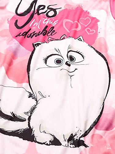 AME Sleepwear Girls' Little Secret Life of Pets Nightgown, Adorably Pink, 6 - Thumbnail 2