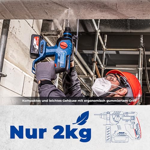 DongCheng Akku Bohrhammer 2.1 J, inkl. 4Ah Akku* 2 – Bild 7