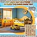 Seenelling Hot 1/64 Diecast Wheels Display Case Holds Toy Cars Wooden Wall Mount Car Display Shelf Storage Organizer Case for Toy Collectibles, Wheel, Model, 10 Layers (50 Spaces)