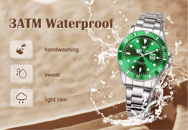 Image of OLEVS Watch Women Silver Watches for Women Luxury for Small Wrists Dress Stainless Steel Women's Wrist Watches Easy to Read Reloj para Mujer Black /Blue /Gold /Green /Pink /Purple