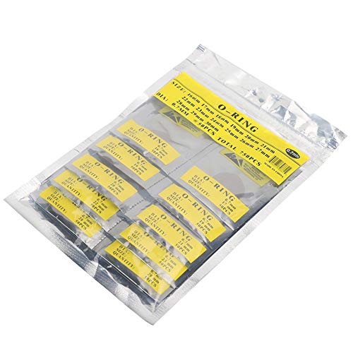 CLFYOU Rubber Watch Gaskets, O Ring Sealing Washers for tch Back Cov with Diffent Sizes 0.5mm 0.6mm 0.7, Suitable for Repair and