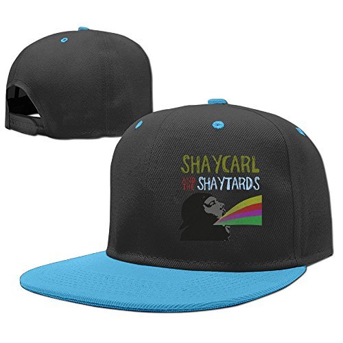AAWODE Kid's Shay Carl Plain Adjustable Snapback Hats Caps