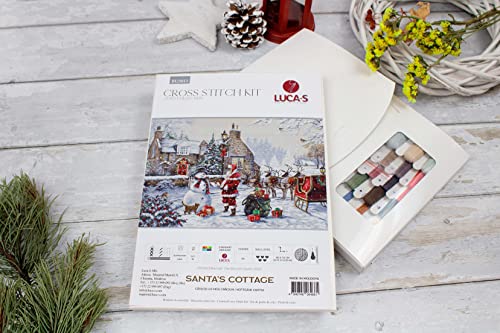 Luca-S Quality For Everyone BU5011 Cross Stitch Kit Luca-S Gold - Santa'S Cottage thumb #1