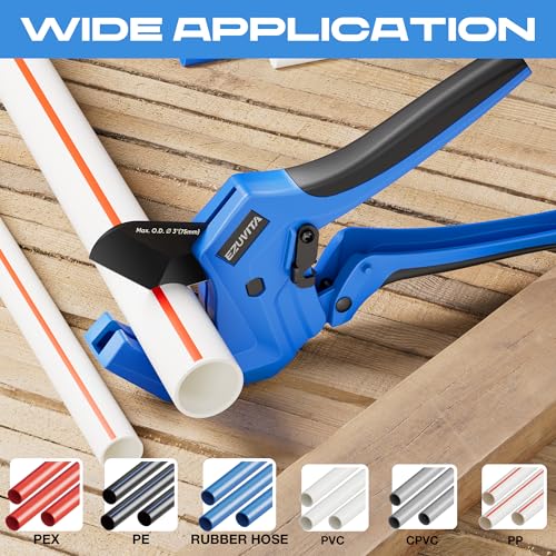 EZUVITA Ratchet PVC Pipe Cutter