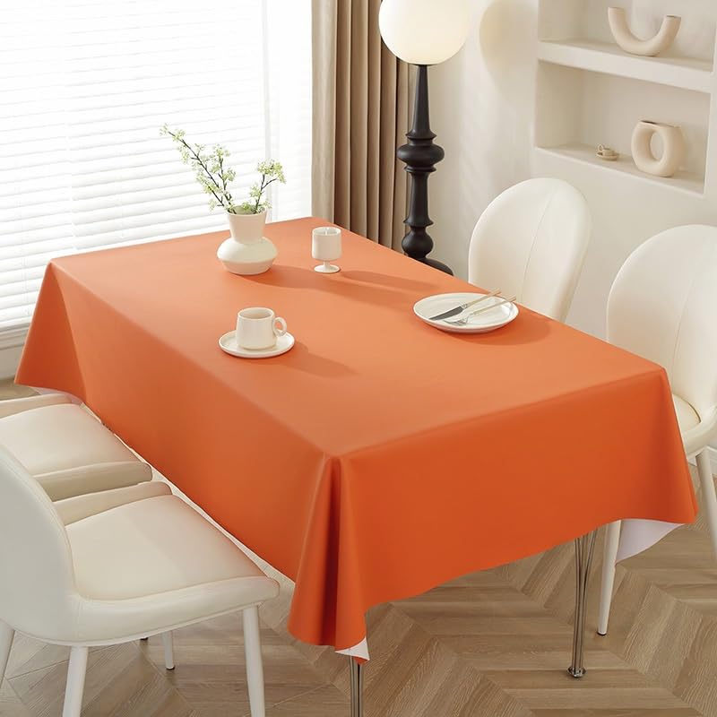 Nappe imperméable similicuir souple polyuréthane carrée ronde lavable