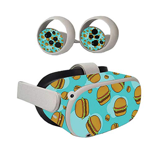 MightySkins Skin Oculus Quest 2�Ή� - �o�[�K�[�w�u�� | �ی� �ϋv�� ���j�[�N�ȃr�j�[���f�J�[�����b�v�J�o�[ | �ȒP�ɓ\��t���A���O���A�X�^�C����ύX | �A�����J��
