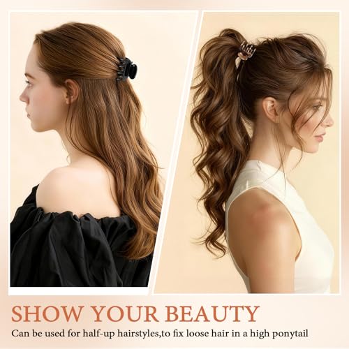 Pinzas pequeñas para cabello 12 piezas Auseibeely miniatura 3