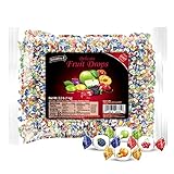 Colombina Fruit Drops - Bulk Hard Candy Mix with 667 Individually Wrapped Candies for Parties and Candy Dishes! Assorted Candy for Every Occasion, like Easter, Halloween, and Christmas (2.2 lbs)