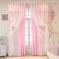Amazon | レースカーテン 姫系 カーテン 姫 おしゃれ 可愛い 遮光