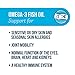 Free Form Snip Tips Omega-3 Fish Oil Liquid Supplement for Medium & Large Dogs, 60 Count
