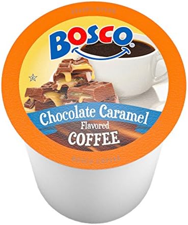 Bosco Single-Cup Coffee for Keurig K-Cup Brewers, Chocolate Caramel, 40 Count