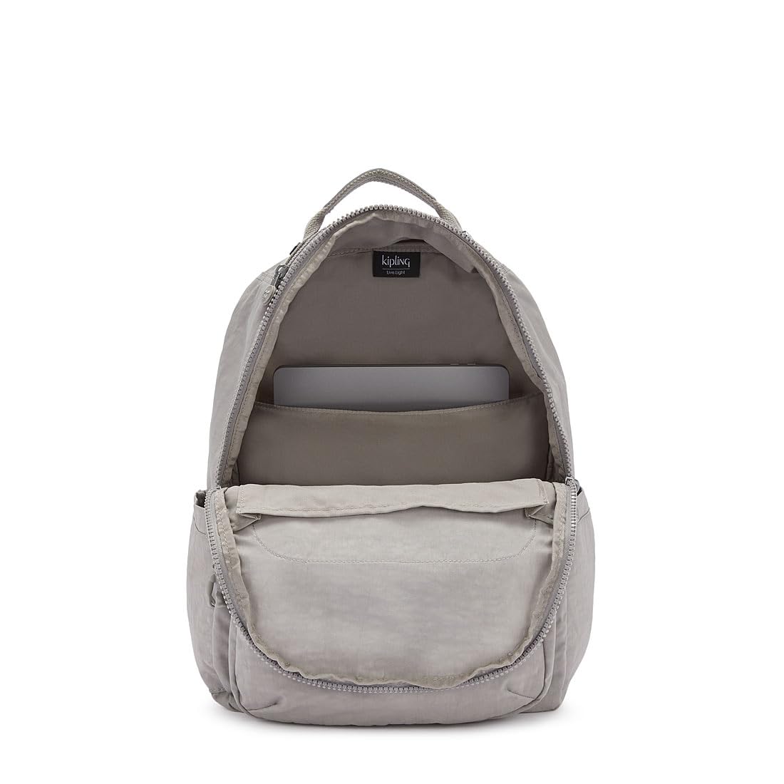 Kipling SEOUL Duży plecak, Grey Gris (Szary)