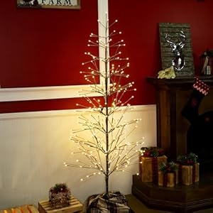 Alpinecorporation71hindooroutdoorartificialflockedchristmastreewithwhiteledlightsbrownchristmasdecoration Urban Country Home Decor Alpine corporation 71h indooroutdoor artificial flocked christmas tree with white led lights brown christmas decoration urban country home decor